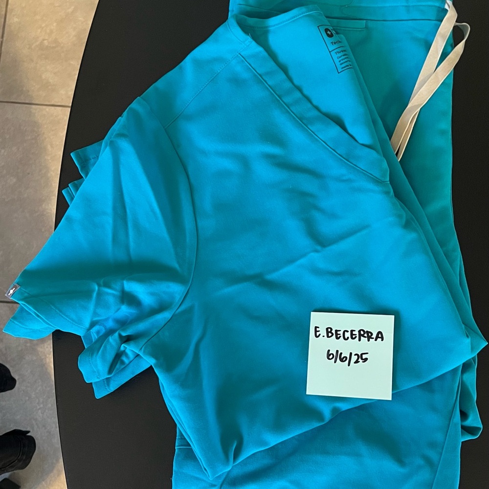 Teal Scrub Top